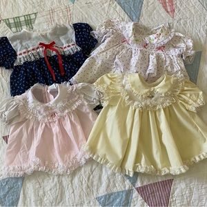 Vintage Baby Girl Dress Bundle